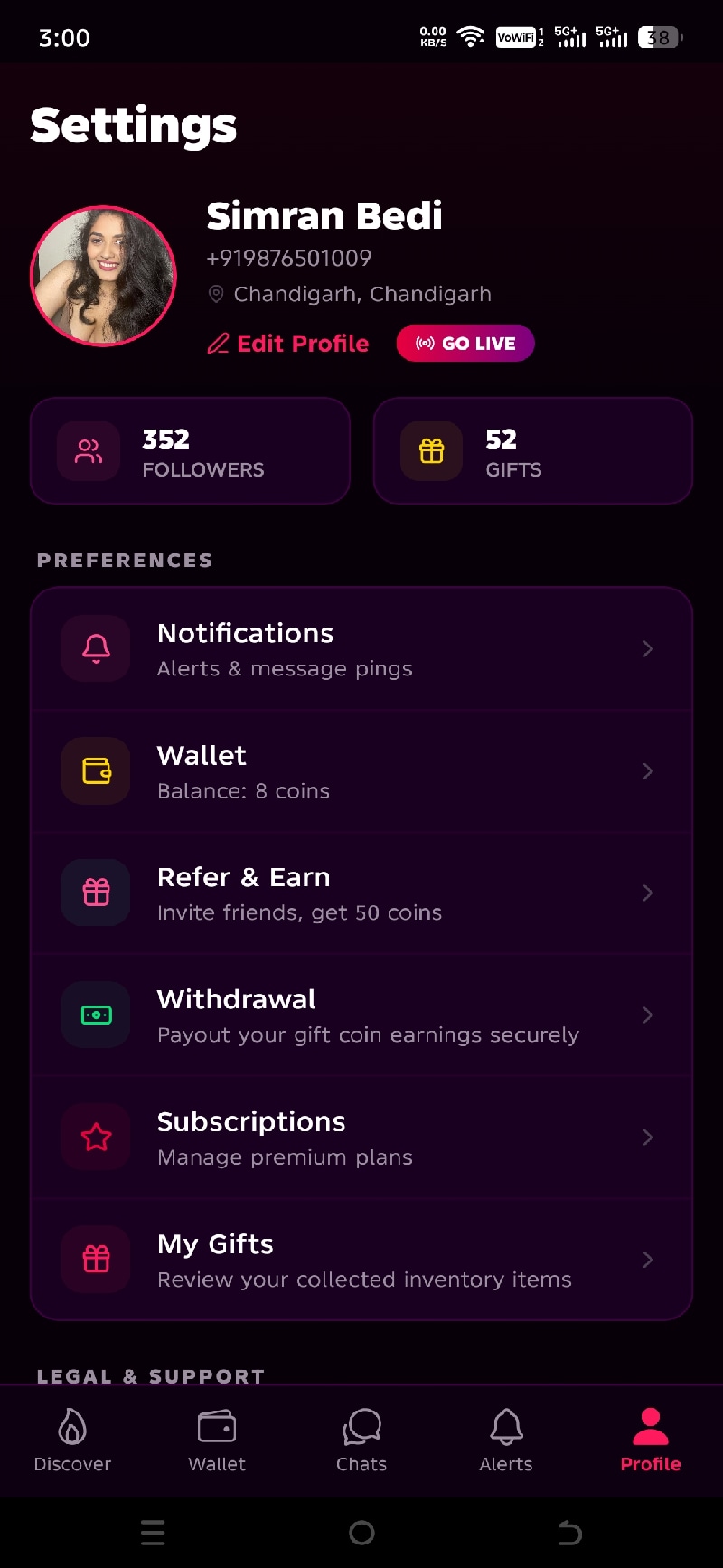 Queer Romance app interface showing user profiles